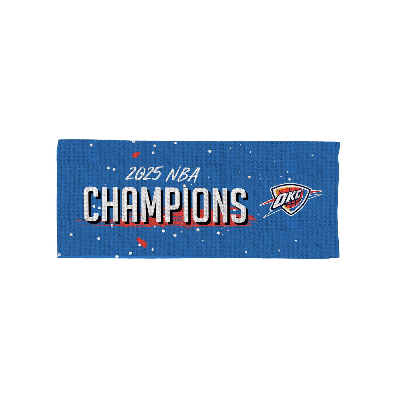 NBA Oklahoma City Thunder 2025 Champions Courtside Cooling Towel 12 x 31.5